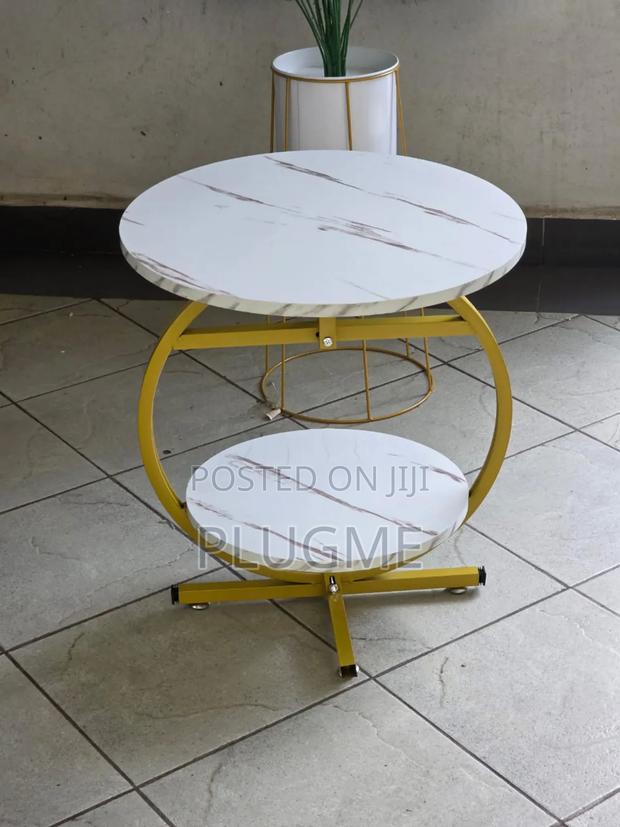 Marble Side Table, Bedside/Nightstanf, Balcony Coffee Table - thumbnail 3