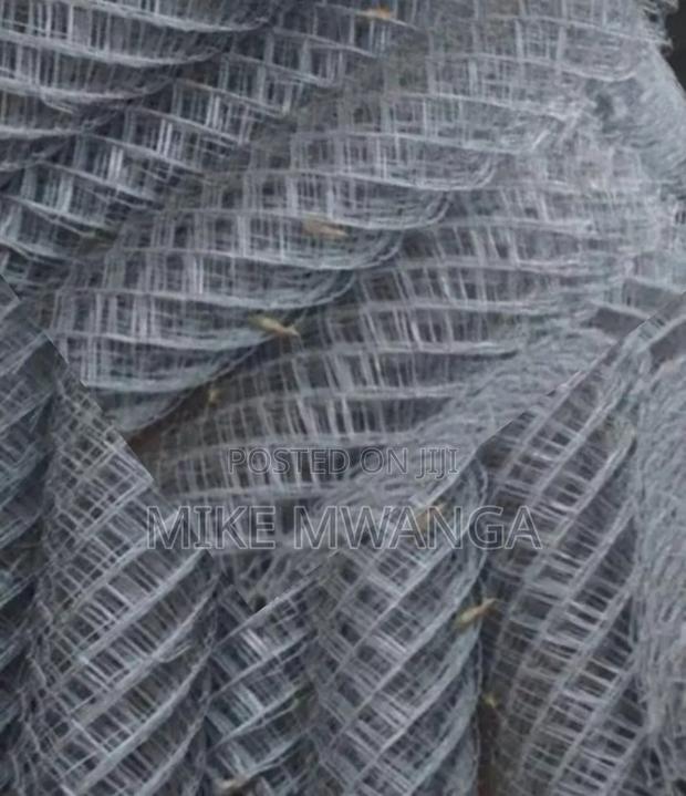 80x 80mm Chain Link Wire Fence, 12.5 Gauge, 5ft