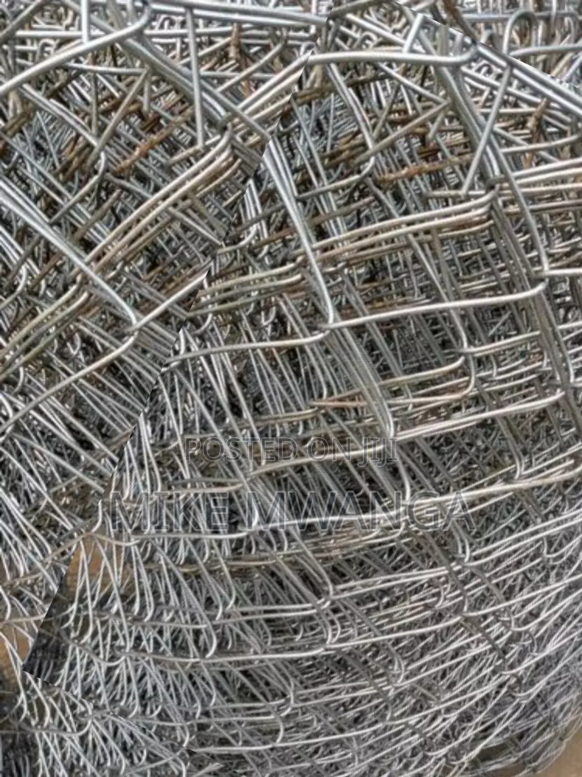 7ft Steel Mesh Fence /Chain Link 80x80, 12.5 G