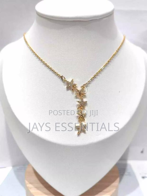 Bedazzled Gold Necklaces - thumbnail 4