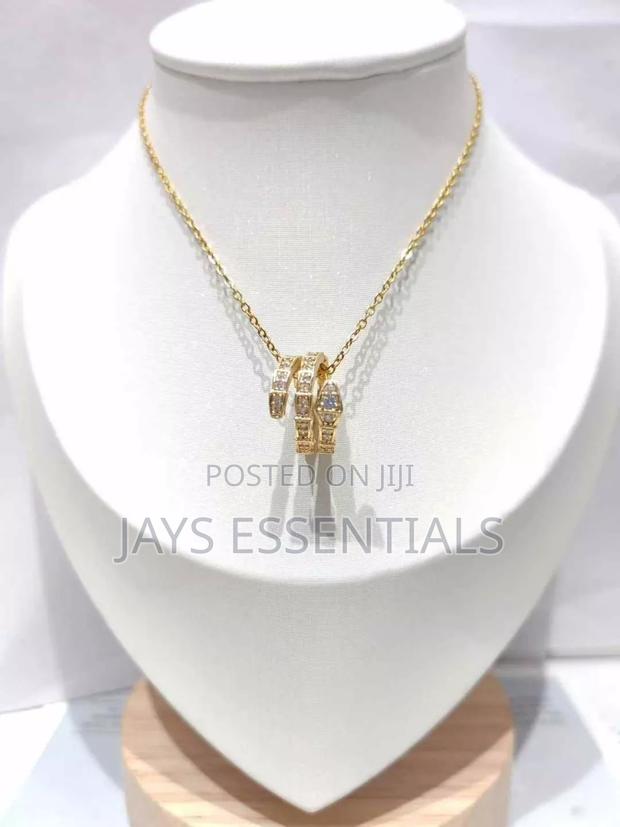 Bedazzled Gold Necklaces - thumbnail 6