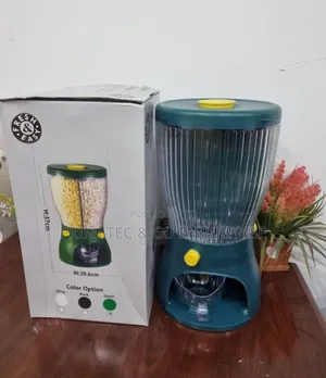 Rotating 3 Partition Cereal Dispenser