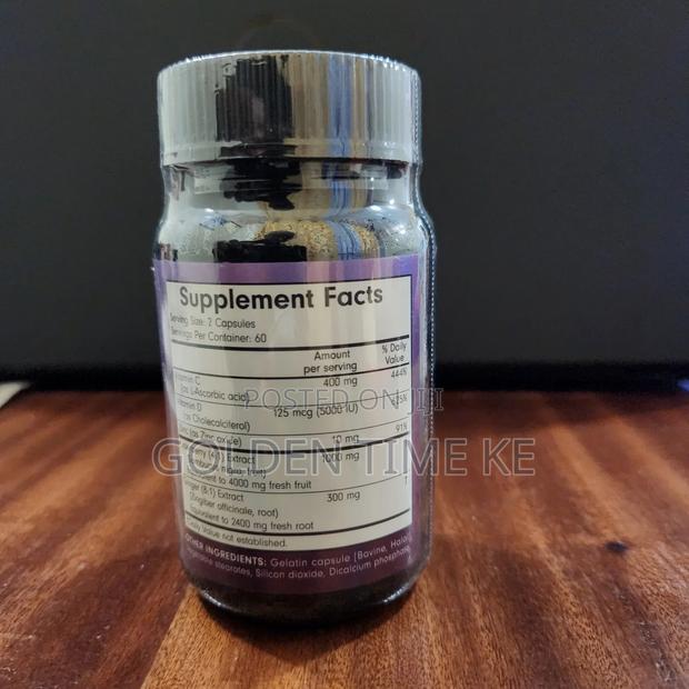 Elderberry + Zinc, Vitamin C, D3 Ginger Immune Support - thumbnail 4