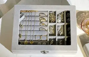 1pc Jewelry Storage Box Home Jewellery Display Box