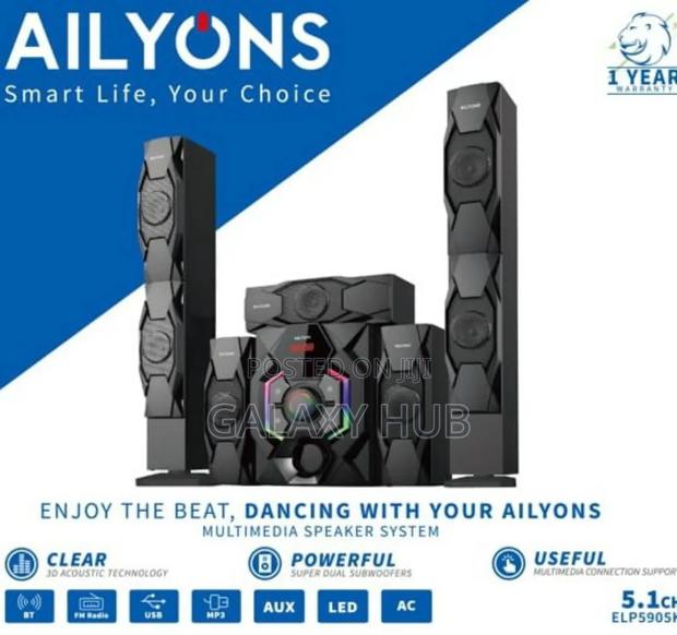 Ailyons Elp5901k 5.1ch Home Theater Multimedia Speaker