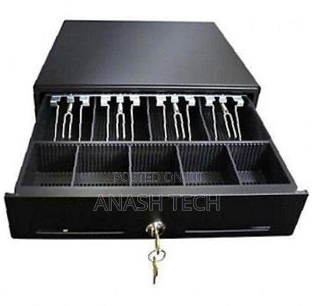 Automatic Cash Drawer 5 Tray Metallic Heavy Duty Good
