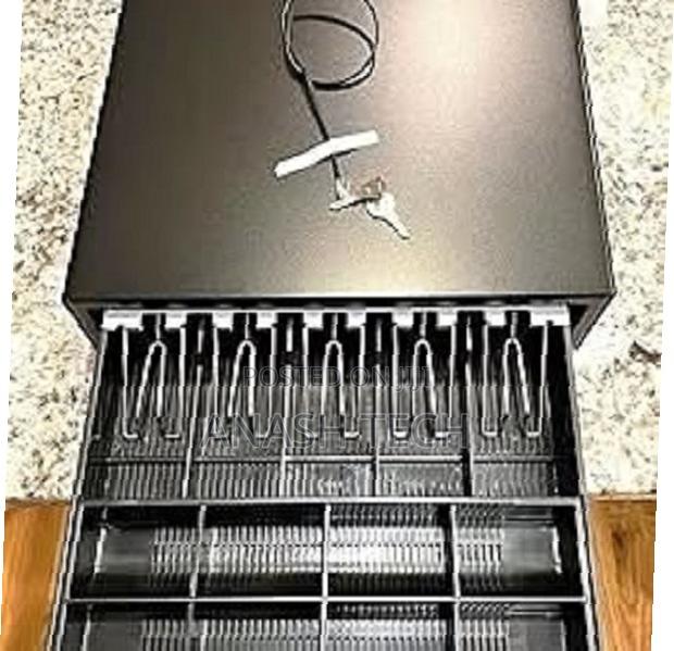 4 Slot Cash Drawer Removable Cash Drawer Box, 5 Bill/5 Coin