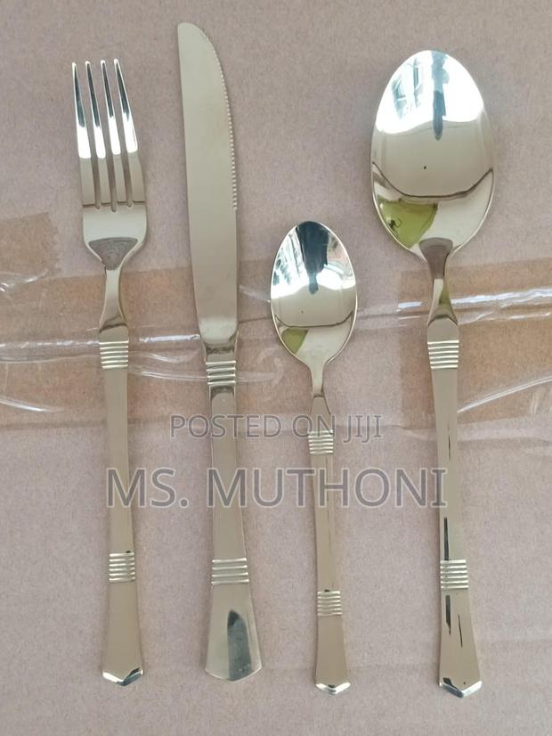 Heavy Stainless Steel Silverware Cutlery Sets - thumbnail 3