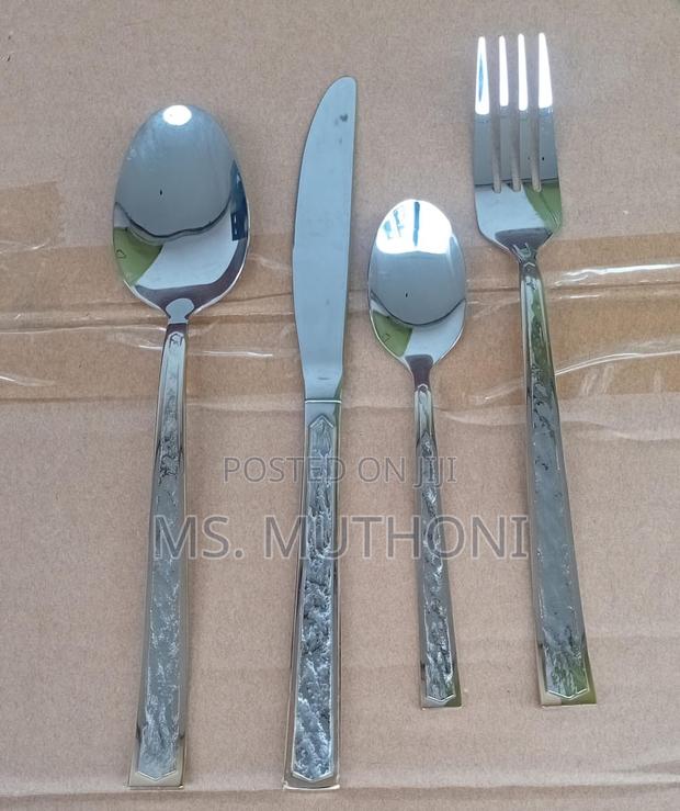 Heavy Stainless Steel Silverware Cutlery Sets - thumbnail 4