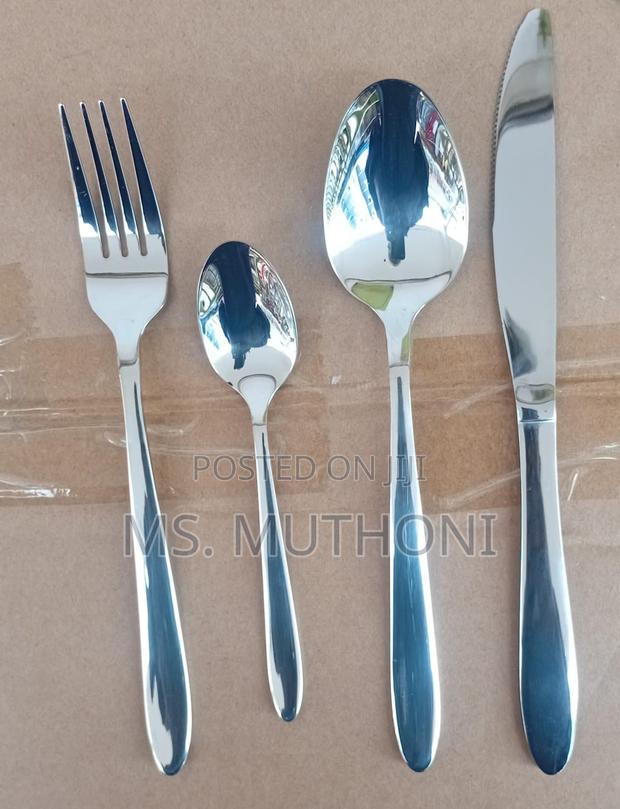 Heavy Stainless Steel Silverware Cutlery Sets - thumbnail 5