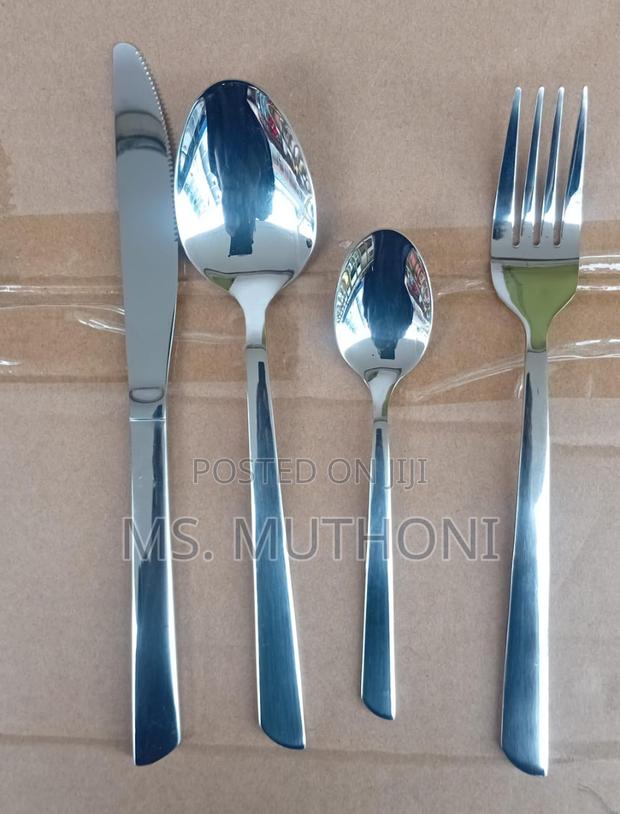 Heavy Stainless Steel Silverware Cutlery Sets - thumbnail 6