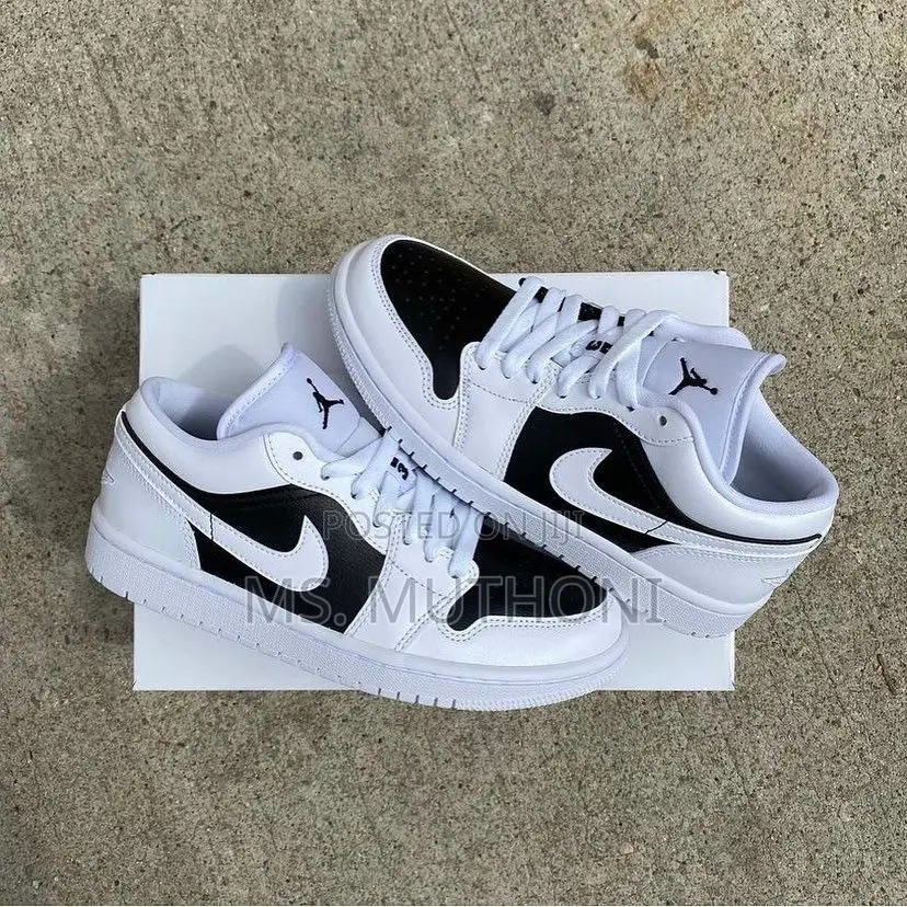 Jordan 1 Low White / Black Sizes 38-45