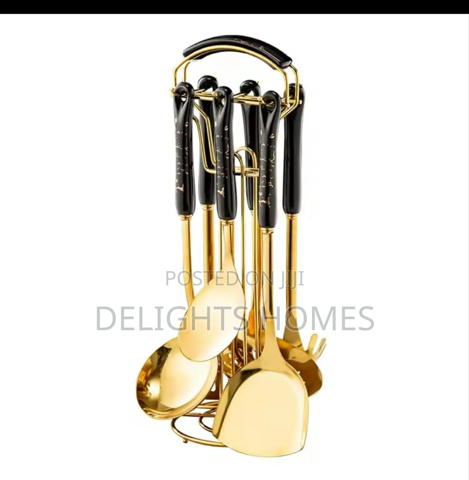 6 in 1 Gold Vanished Serving Spoon Set-Alp