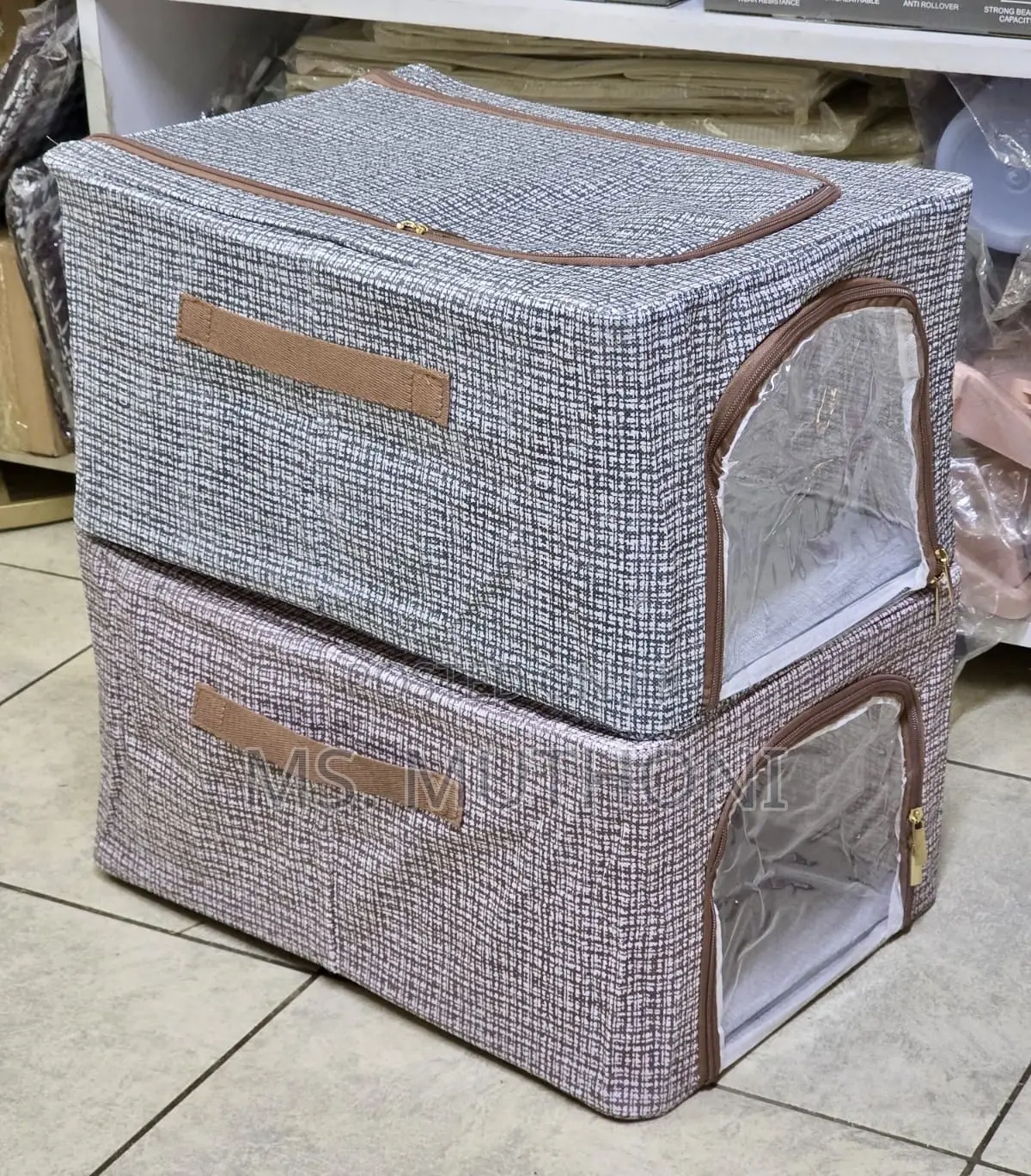 Clothes Storage Box Organizer With Transparent Window