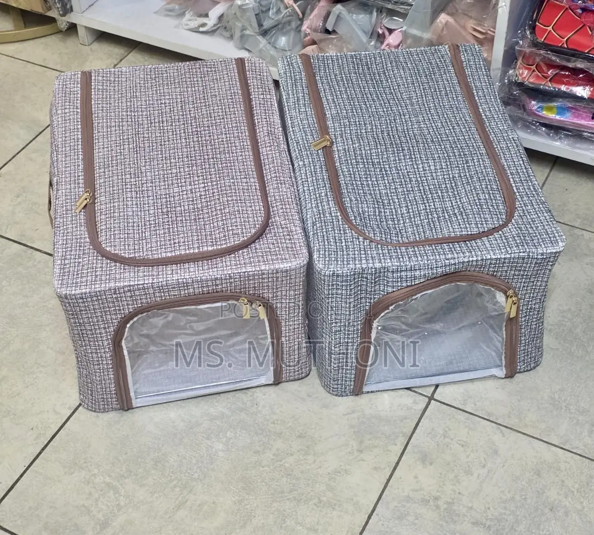 Clothes Storage Box Organizer With Transparent Window