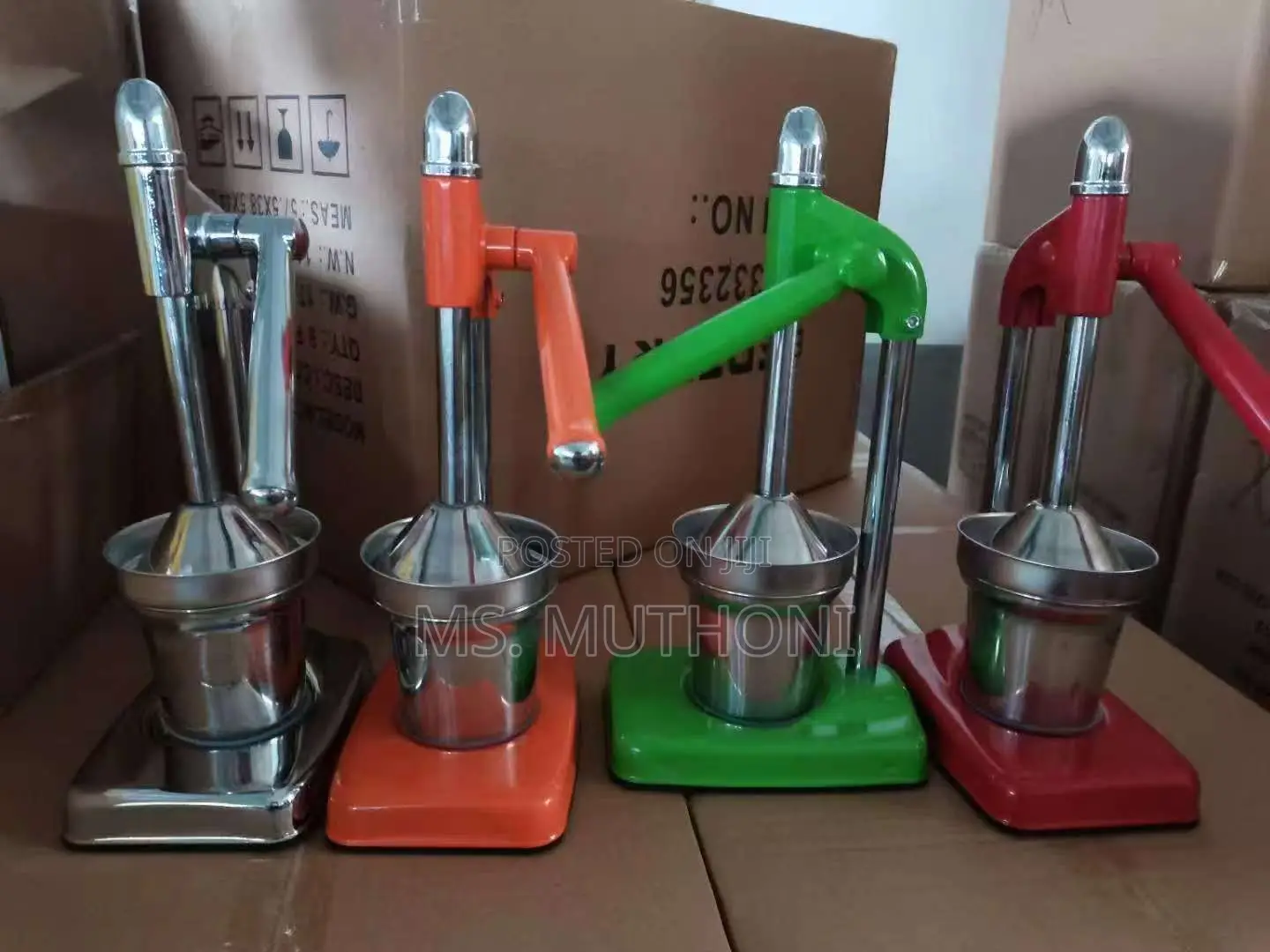 Aluminium Hand Press Citrus Fruit Juicer,