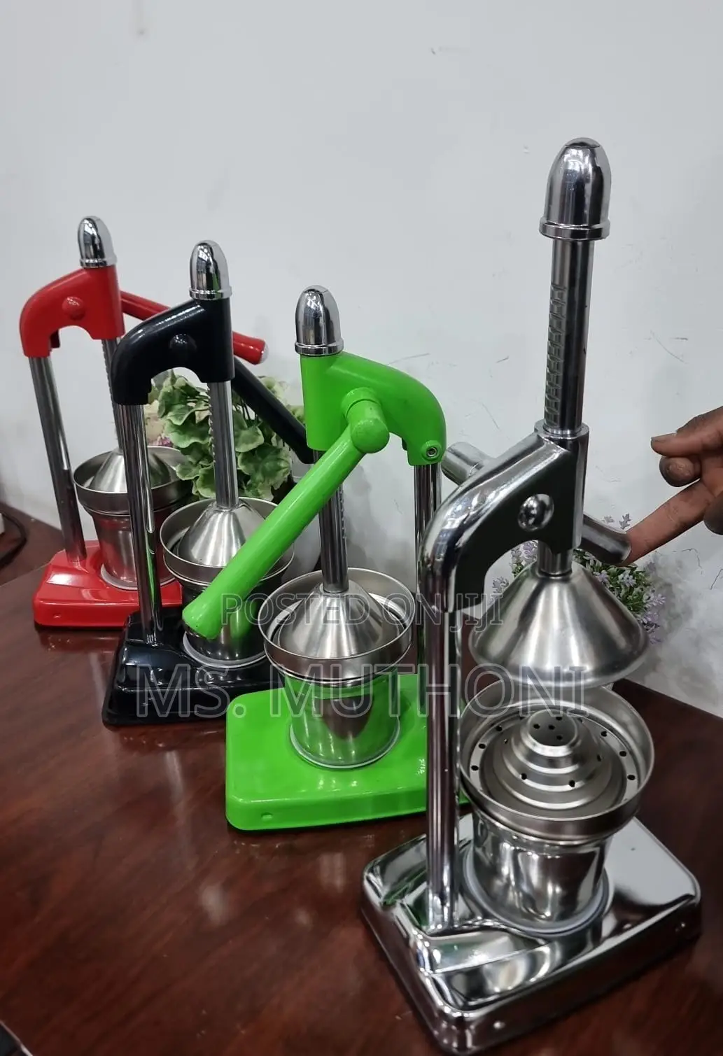 Aluminium Hand Press Citrus Fruit Juicer,