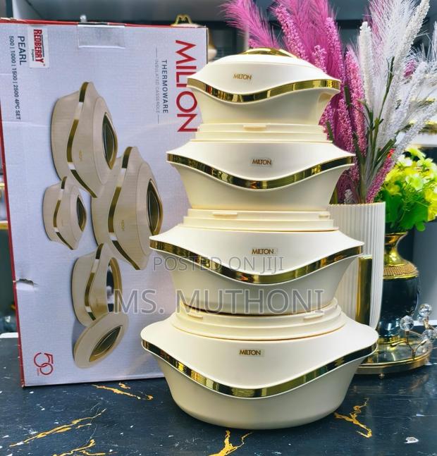 4 PCS Classy Pearl Insulated Hotpots - main view