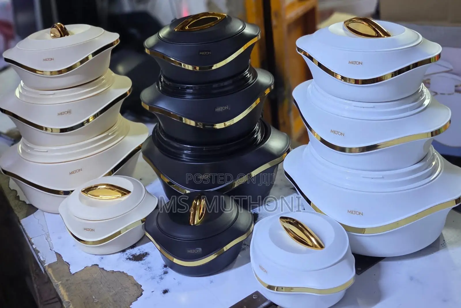 4 PCS Classy Pearl Insulated Hotpots