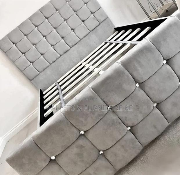 Chesson Upholstered Frame Bed - main view