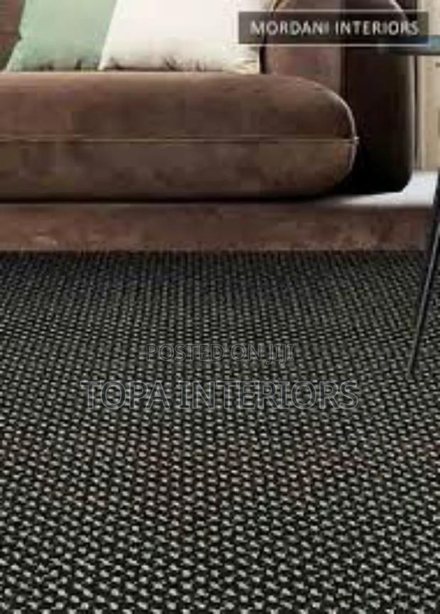 Black and White Dotted Wall to Wall Floor Carpets - main view