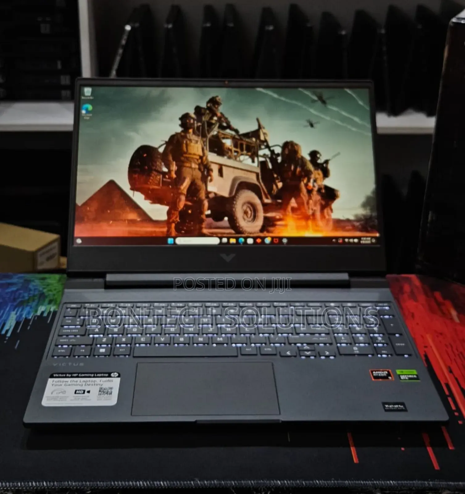 New Laptop HP Victus 15 16GB AMD Ryzen SSD 500GB