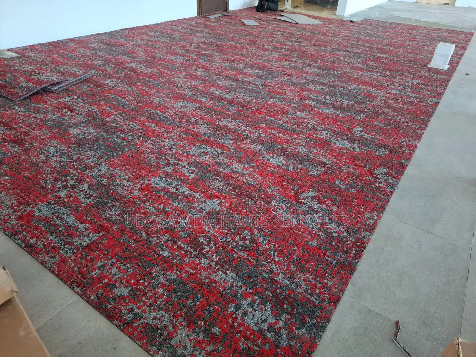 High Grade Redgrey Carpet Tiles for Hotels, Church Office