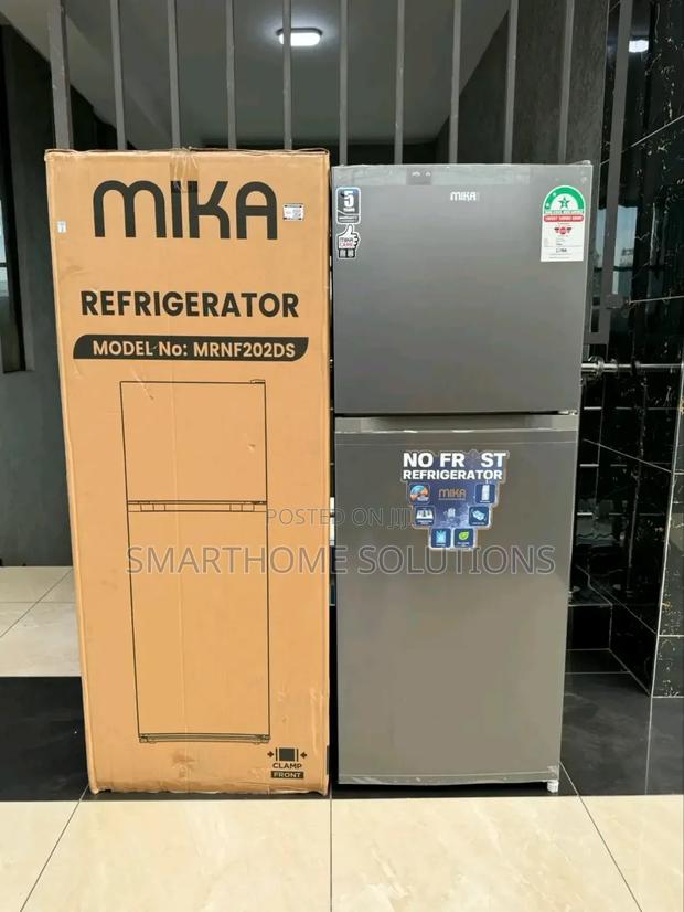 High Quality Mika 202 Litres Non Frost 2 Door Fridge