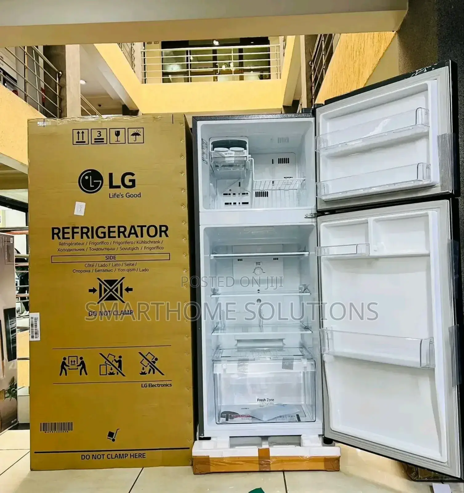 Purchase This Lg Gl-C252slbb Top Mount Freezer Fridge, 234 L