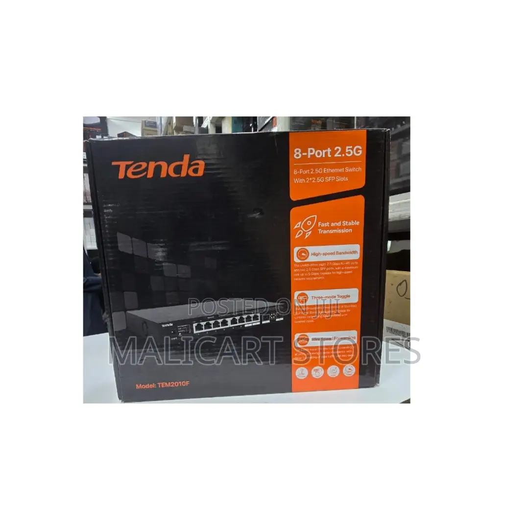 Tenda Tem2010f 8-Port 2.5gbe and 2-Port SFP