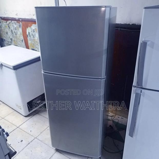 Gray Sumsung Double Door Fridge