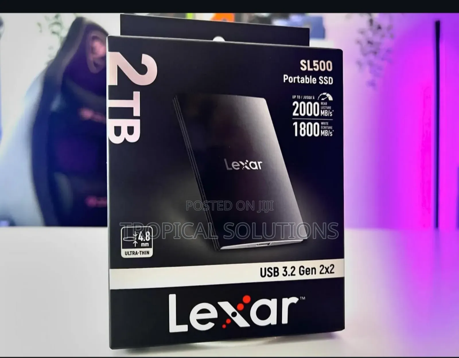 Lexar Sl500 Portable External SSD 2tb