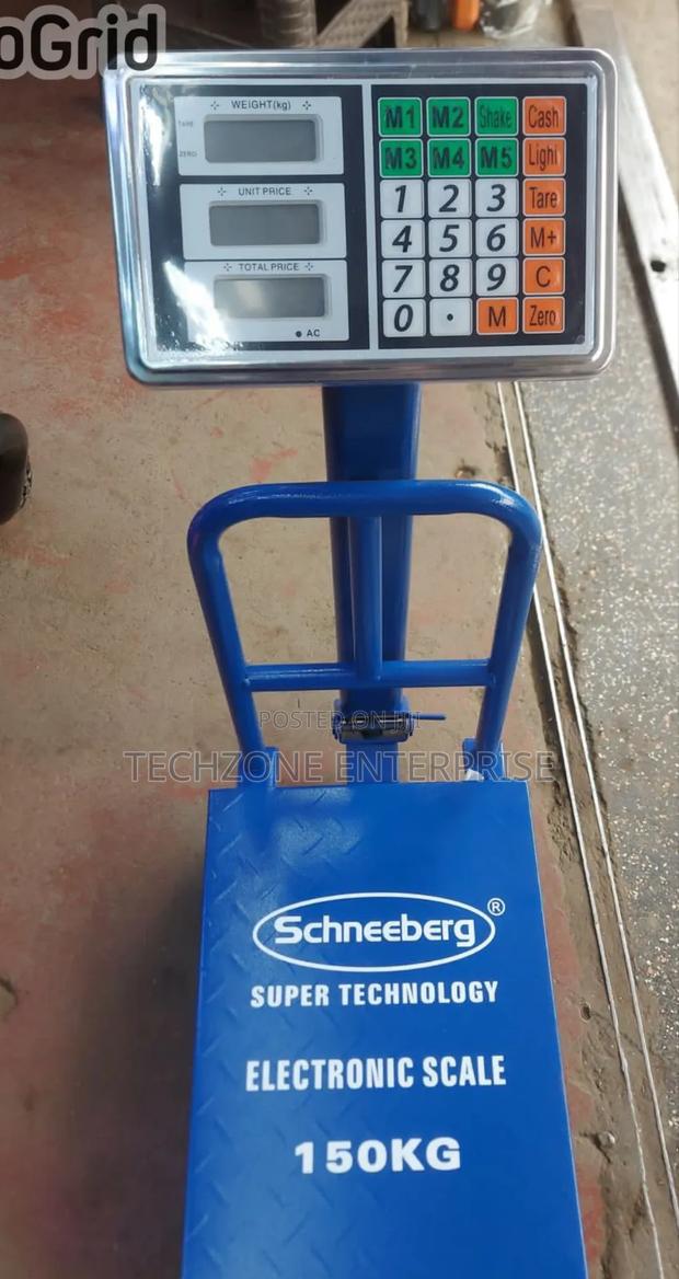 Affordable Digital Heavy Duty Weighing Platform 150kg - main view