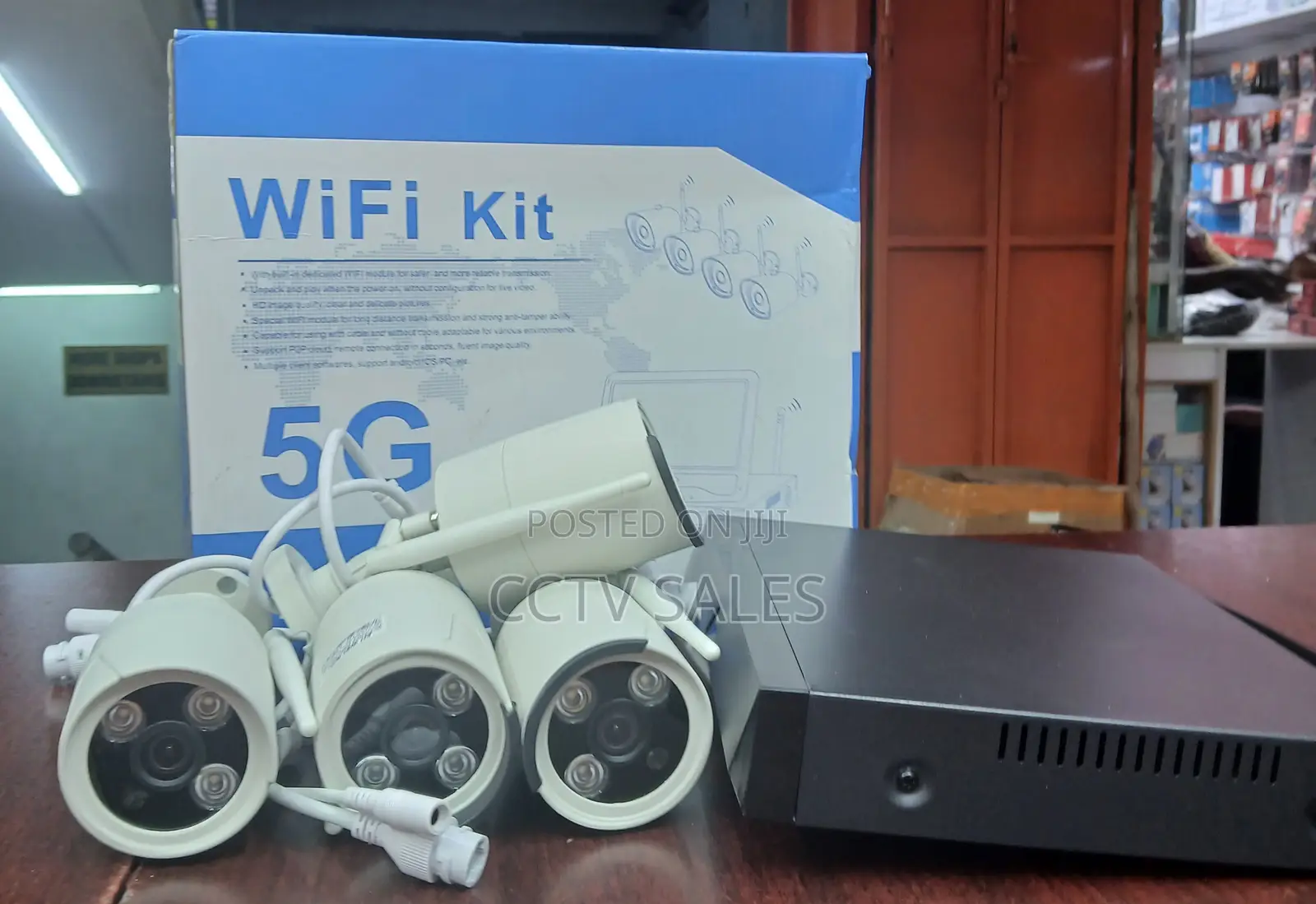 Wireless Wifi Kit With Night Vision and Sound Recording