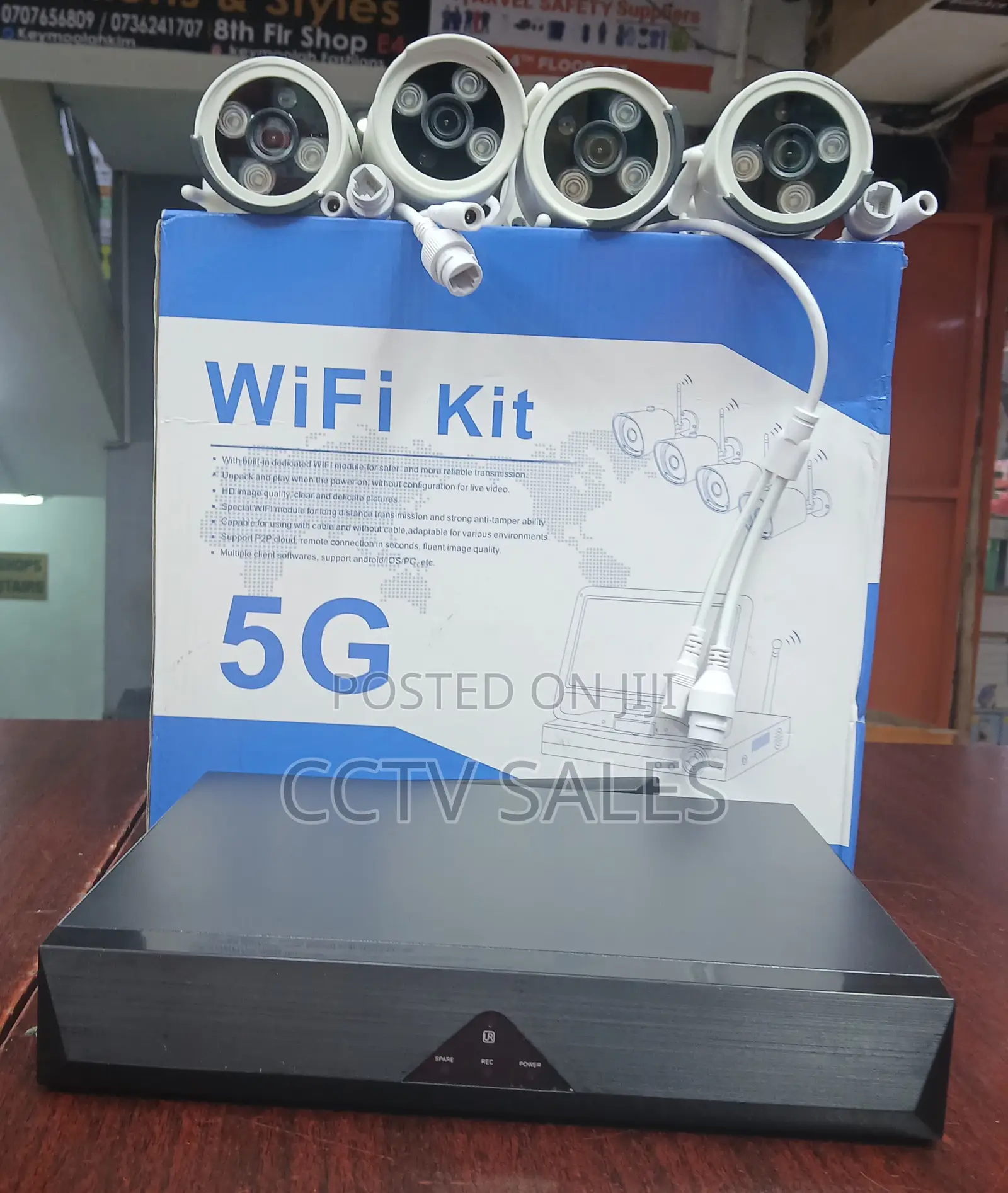 Wifi Kit for Home,Shop,Office,Factory With High Quality Hd