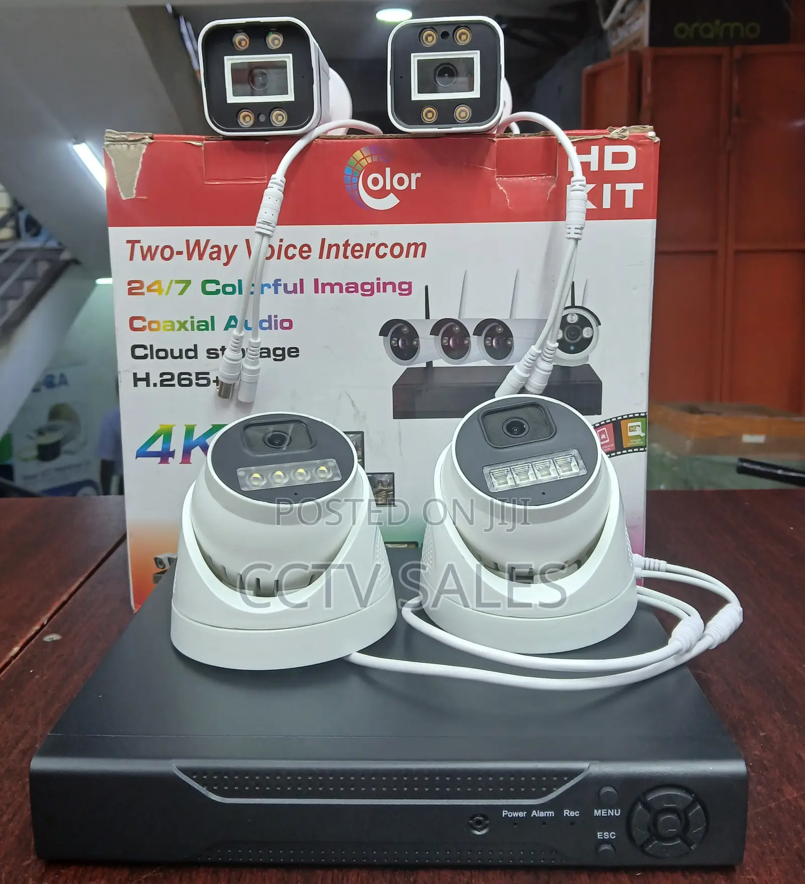24/7 Colorful Imaging H.265+ Hd Kit With Clear Night Vision