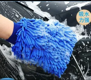 Car Wash Cleaning Gloves Super Microfiber Towel Chenille