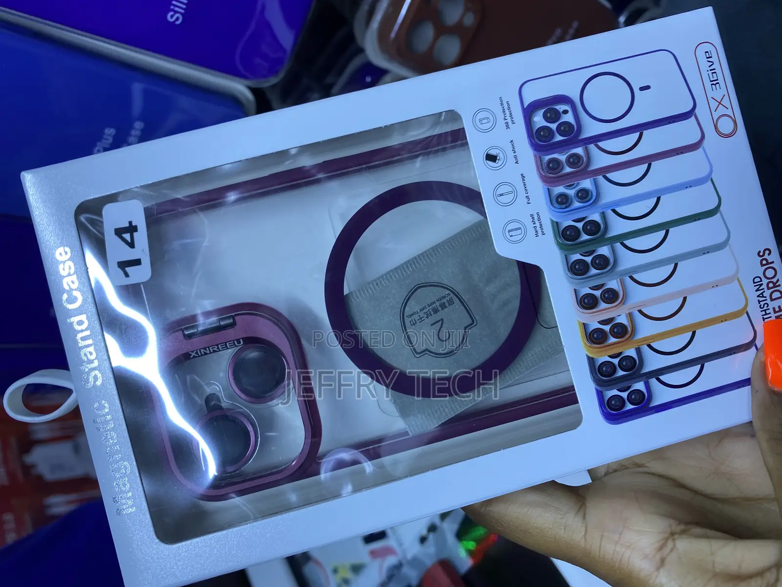 Mous for iPhone 14 Magsafe Case With Stand and Camera Lens