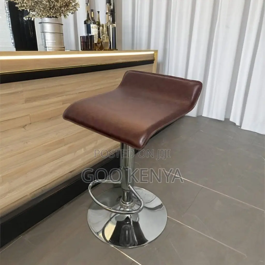 Home Chairs ; Adjustable Leather Counter Dining Barstool