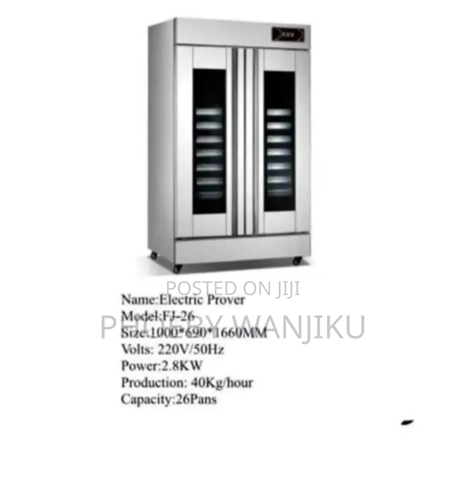 26 Pans Electric Prover