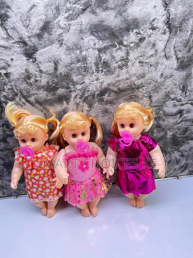 White Doll
With a Pacifier and Makes Crying Sounds