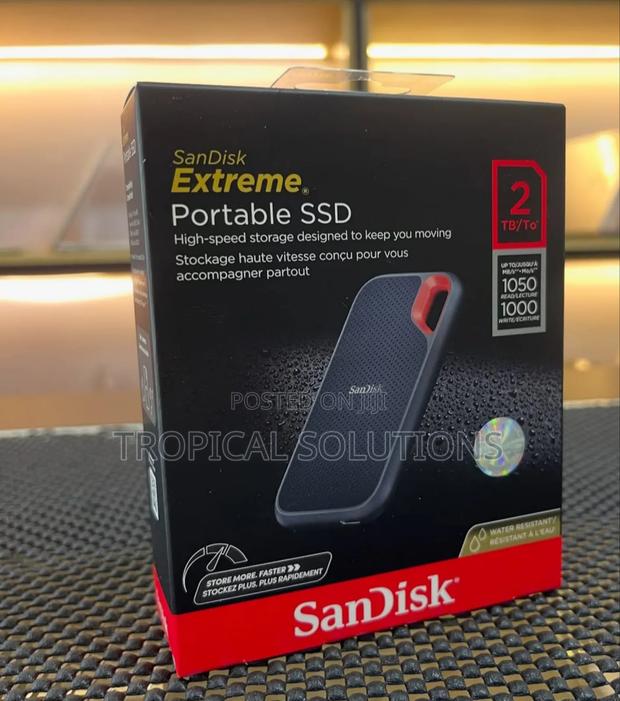 Sandisk E61 Extreme Portable External SSD V2 2tb - main view