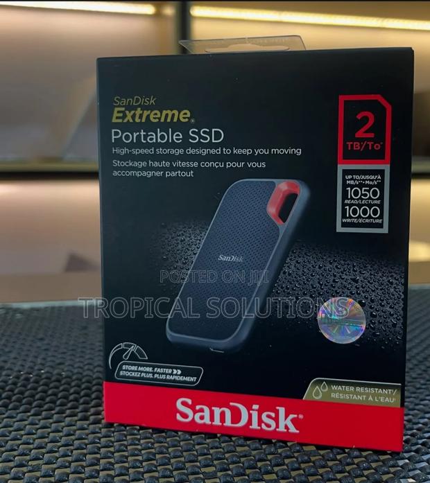 Sandisk E61 Extreme Portable External SSD V2 2tb - thumbnail 2