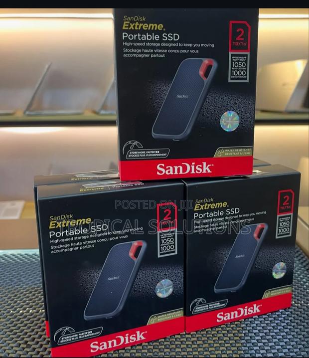 Sandisk E61 Extreme Portable External SSD V2 2tb - thumbnail 3