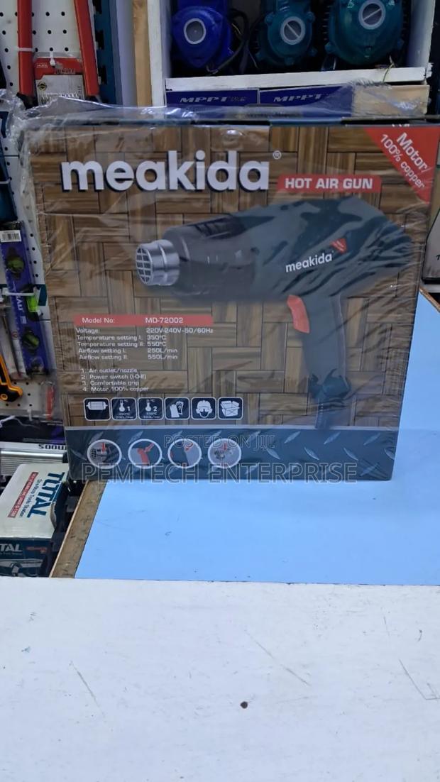 Meakida Hot Air Gun, Model No. Md-72002. - thumbnail 3