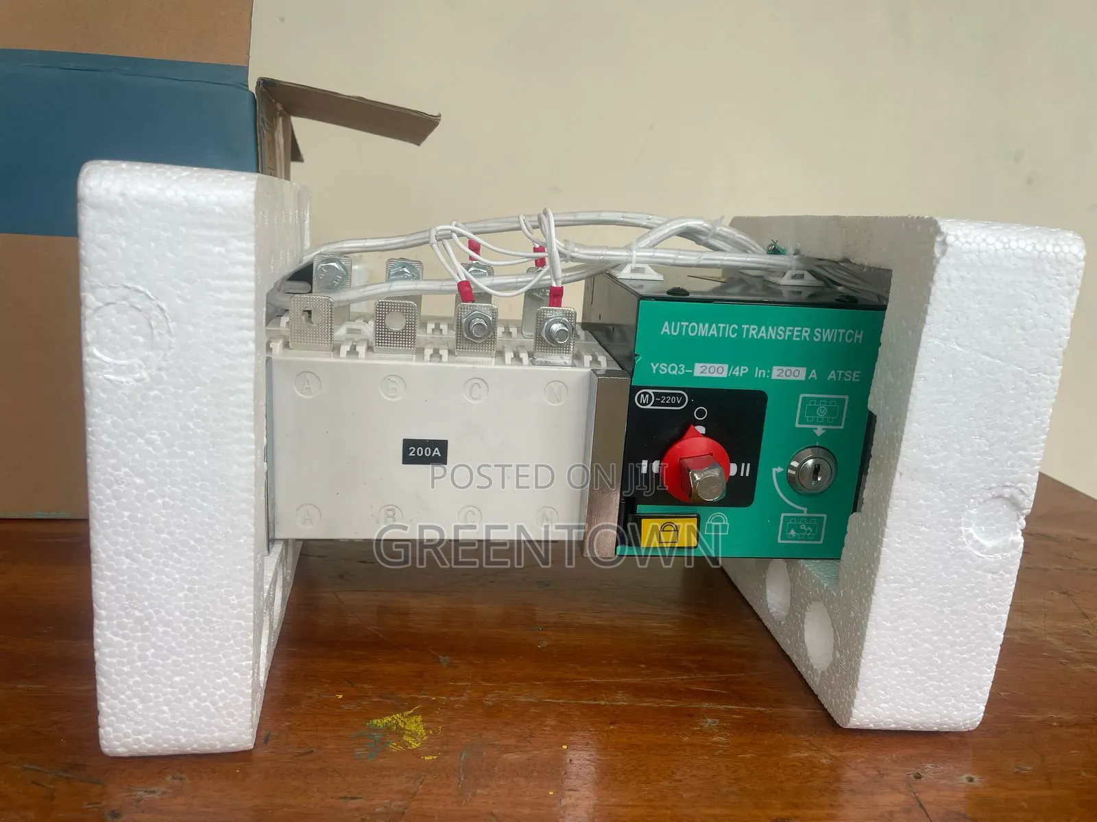200a 4p 3phase Dual Power Automatic Transfer Switch, (Ats)