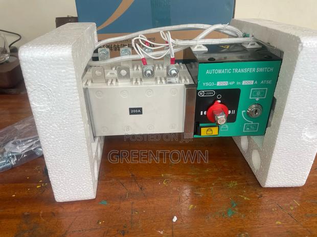 200a 4p 3phase Dual Power Automatic Transfer Switch, (Ats) - thumbnail 3