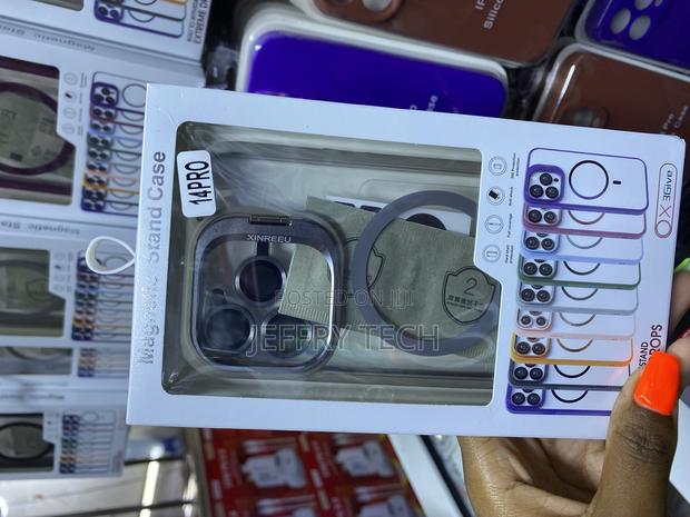 Supfi iPhone 14 Pro Magsafe Case With Stand and Camera Lens