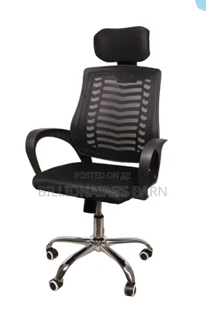 Chair; Phoenix Secretarial Mesh With Headrest Office Seat.