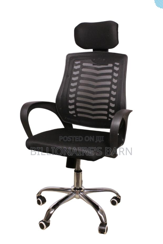 Chair; Phoenix Secretarial Mesh With Headrest Office Seat. - main view
